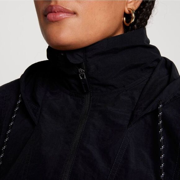 New Women's CALIA Women's Hooded long sleeve Windbreaker black size XL $118 - Picture 10 of 11